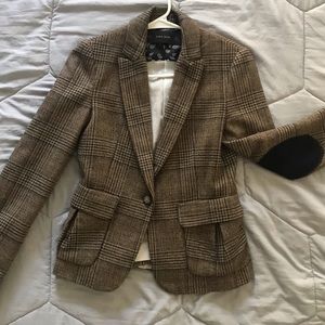 Zara Plaid Blazer